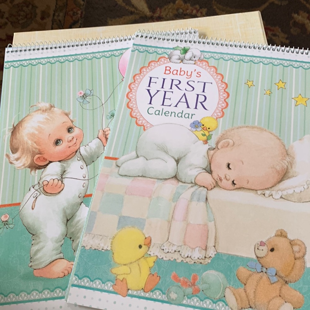 Morehead baby’s first and second year calendars